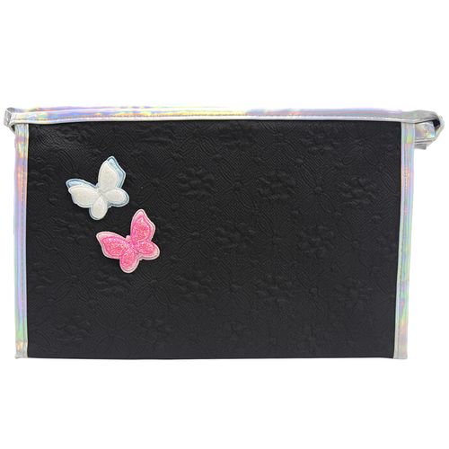 Nécessaire Borboleta C/ Alça 25,5x16,5cm em Poliéster Rubys