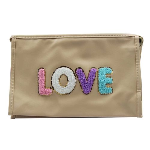 Nécessaire Love C/ Alça 16,5x25cm em Poliéster Rubys