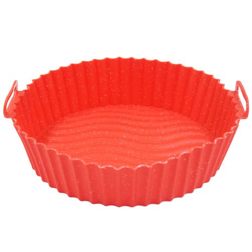 Forma Redonda P/ Airfryer 19cm em Silicone Fu Xing
