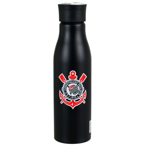 Garrafa Corinthians 600ml em Alumínio Mileno