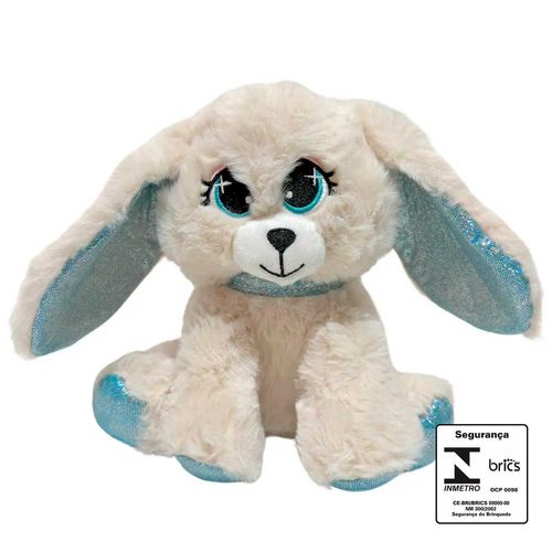 Cachorro de Pelúcia 18cm em Poliéster Fizzy