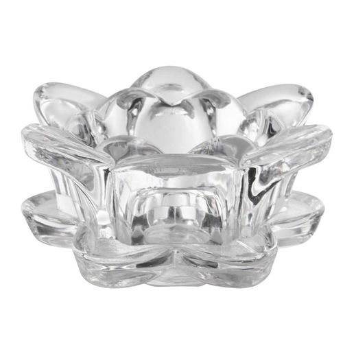 Porta Vela Flor 8,3x4,2cm em Vidro Freecom