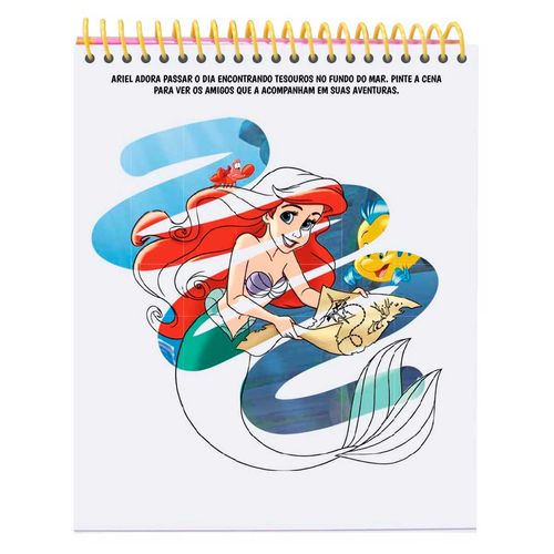 Livro Aqua Book Princesas P/ Colorir 22,5x18,5cm em Papel Culturama