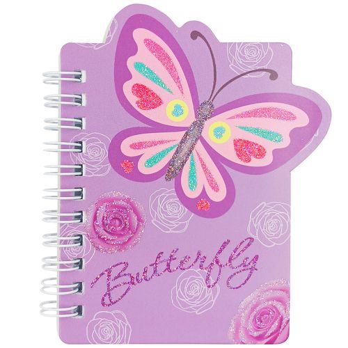 Bloco de Anotação Butterfly 12,2cm em Papel Interponte