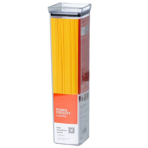 Pote Hermético Lumini 1350ml em Plástico Paramount Plástico