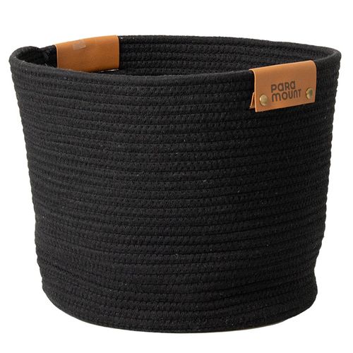 Cesto C/ Alça Decorativo 38x30cm em Algodão Paramount Plásticos