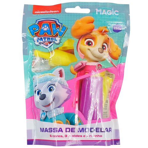 Massinha de Modelar Patrulha Canina 10 Peças em Plástico Magic Kids