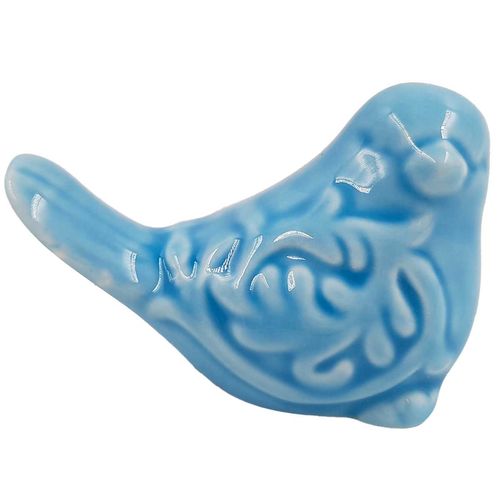 Passarinho Decorativo 6cm em Cerâmica Freecom