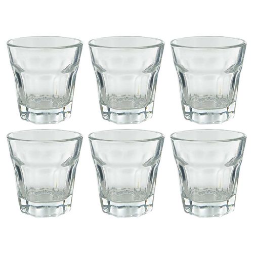 Jogo de Copo Boston 6 Peças 55ml em Vidro Freecom