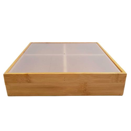 Caixa Multiuso C/ Tampa 23cm em Bambu Casita