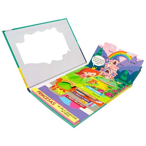 Livro Aprendizagem em Camadas Princesas 28,5x21cm em Papel Todo Livro
