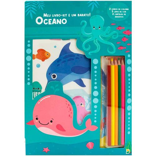 Livro Meu Livro Oceano 32x22cm em Papel Todo Livro