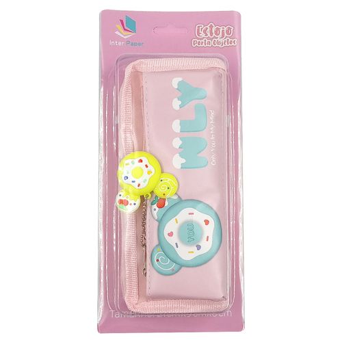 Estojo Porta Objetos Candy 20,5x8cm em Poliéster Interponte