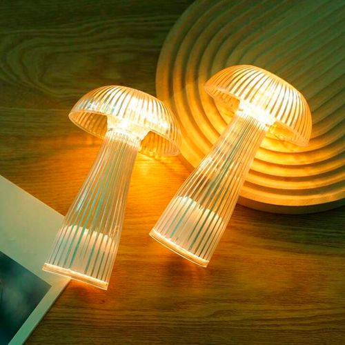 Luminária Cogumelo Decorativa 13,7cm em Plástico Gifthome