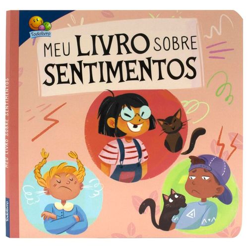 Livro Meu Livro Sobre Sentimentos 20cm em Papel Todo Livro