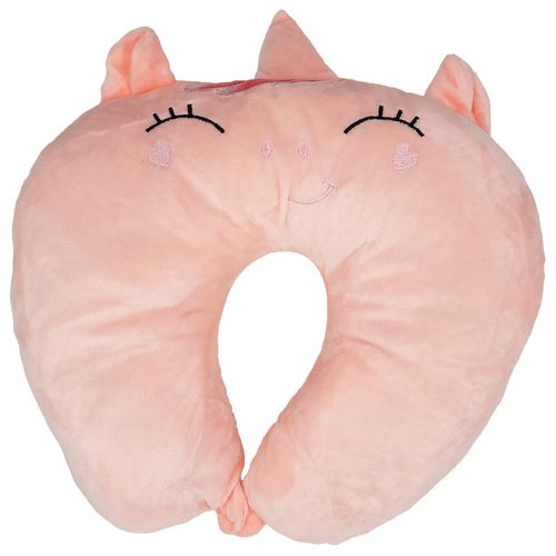 Almofada P/ Pescoço Bichinhos 28cm em Poliéster FWB