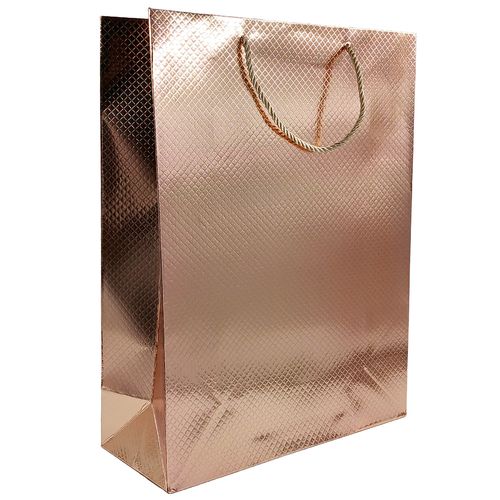 Sacola P/ Presente Metalizada 40x30cm em Papel Rio Master