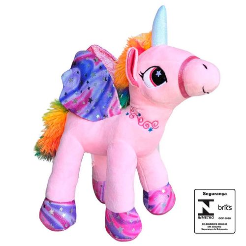 Unicórnio de Pelúcia 28cm Fizzy