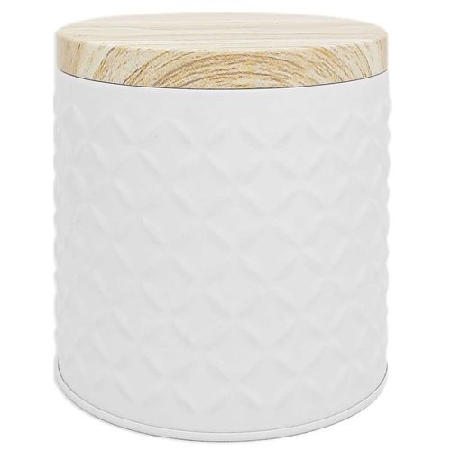 Lata Redonda Decorativa 10cm em Metal Livon