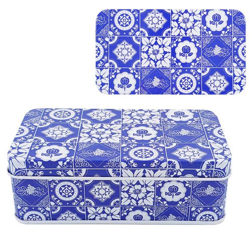 Porta Jóias Retangular 11,5x6,5cm em Metal Youbai