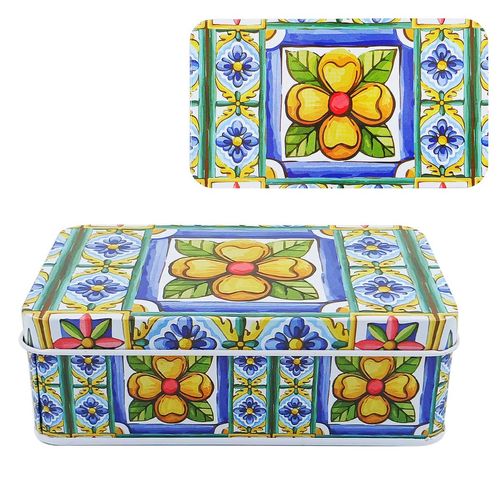Porta Jóias Retangular 11,5x6,5cm em Metal Youbai