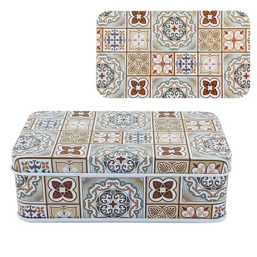 Porta Jóias Retangular 11,5x6,5cm em Metal Youbai