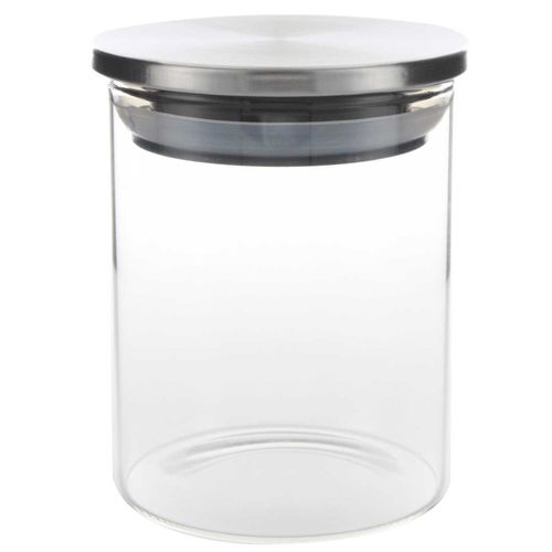 Pote Hermético C/ Tampa Inox 200ml em Vidro Fu Xing