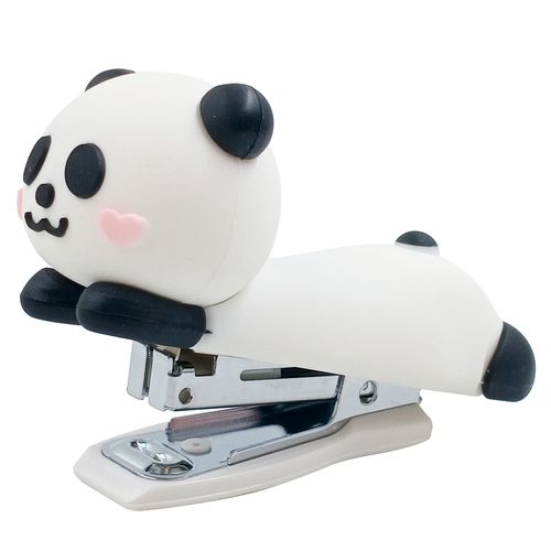 Mini Grampeador Panda C/ Grampos 9x6cm em Plástico Interponte