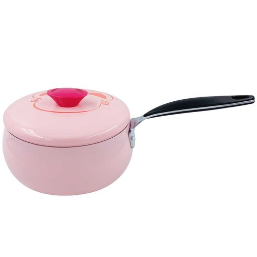Panela Esmaltada Porquinho 1,2L em Metal Casita
