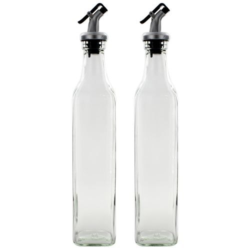 Jogo de Galheteiro 2 Peças 500ml em Vidro Fu Xing