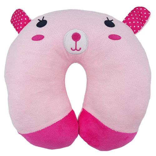 Almofada Pescoço Bichinhos 27cm em Poliéster Sutt