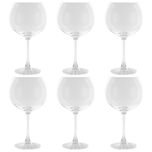Jogo de Taças Coringa Gin 6 Peças 720ml em Vidro Original