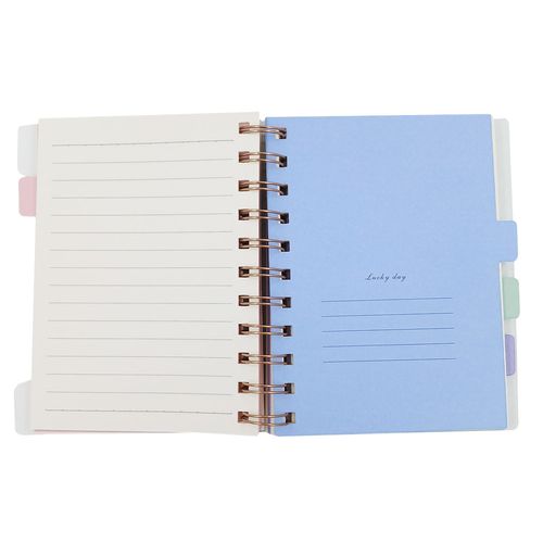 Caderno de Anotação A6 C/ Divisórias 14,5x11,5cm em Papel Michael Judi
