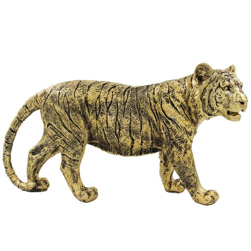 Tigre Decorativo 26cm em Resina Brascontinental
