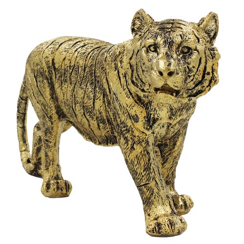 Tigre Decorativo 26cm em Resina Brascontinental