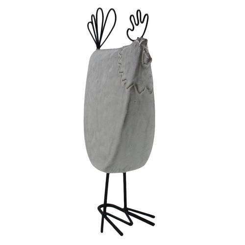 Galinha Decorativa 25,3cm em Porcelana Brascontinental