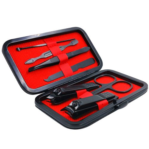 Kit Manicure Portátil 7 Peças em Aço Inox Top Útil