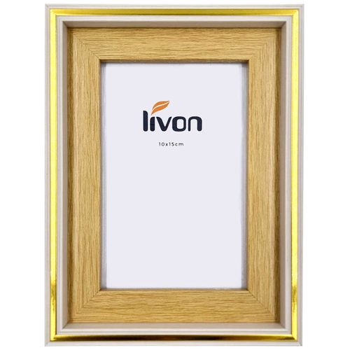 Porta Retrato Decorativo 10x15cm em Plástico Livon