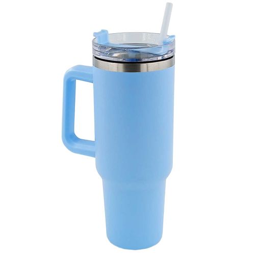 Copo Térmico C/ Canudo 1,2L em Aço Inox DayImport
