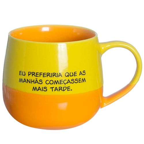 Caneca Garfield 400ml em Cerâmica Zona Criativa