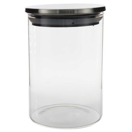 Pote Hermético C/ Tampa Inox 300ml em Vidro Fu Xing