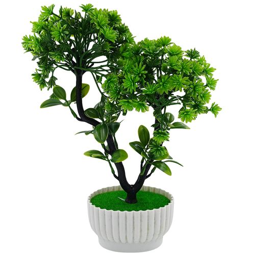 Vaso C/ Planta Artificial 25cm em Plástico Imporiente