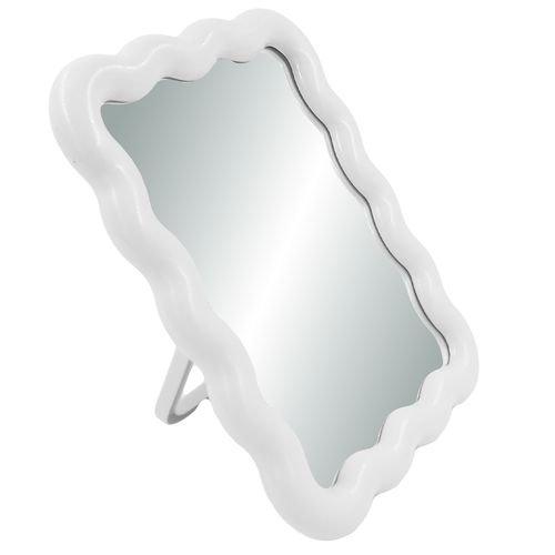 Espelho de Mesa Ondas 17,8cm em Plástico FWB