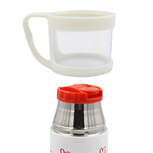 Garrafa Térmica Sempre C/ Caneca 470ml em Aço Inox Dayimport