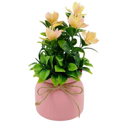 Vaso C/ Planta Artificial 20cm em Plástico Imporiente