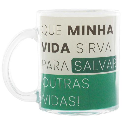 Caneca Profissões Medicina 330ml em Vidro Kehome