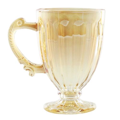 Jogo de Caneca Roma 6 Peças 190ml em Vidro Kehome