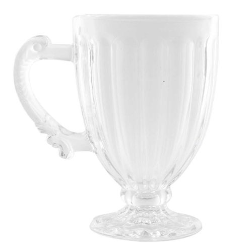 Jogo de Caneca Roma 6 Peças 190ml em Vidro Kehome