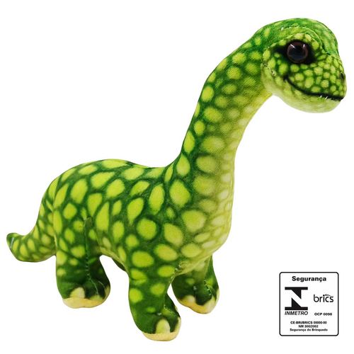 Dinossauro de Pelúcia 18cm em Poliéster Fizzy