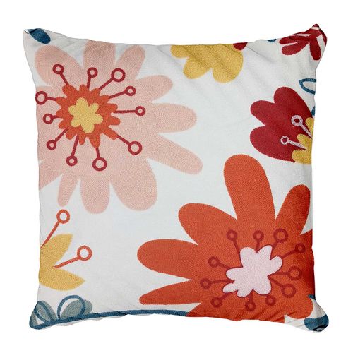Capa P/ Almofada Flores 43x43m em Poliéster Tokyo Design